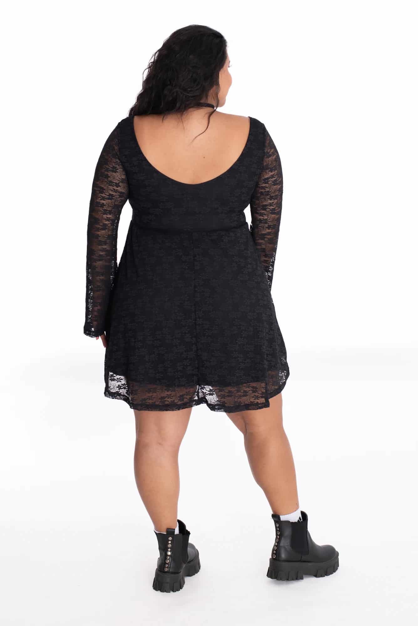 Vestido Florencia Negro - miniatura 15