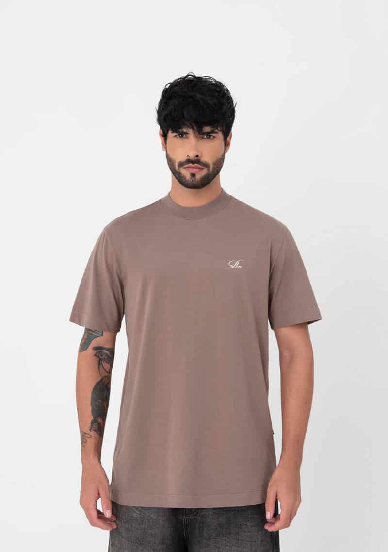 Atelier regular brown t-shirt - miniatura 2
