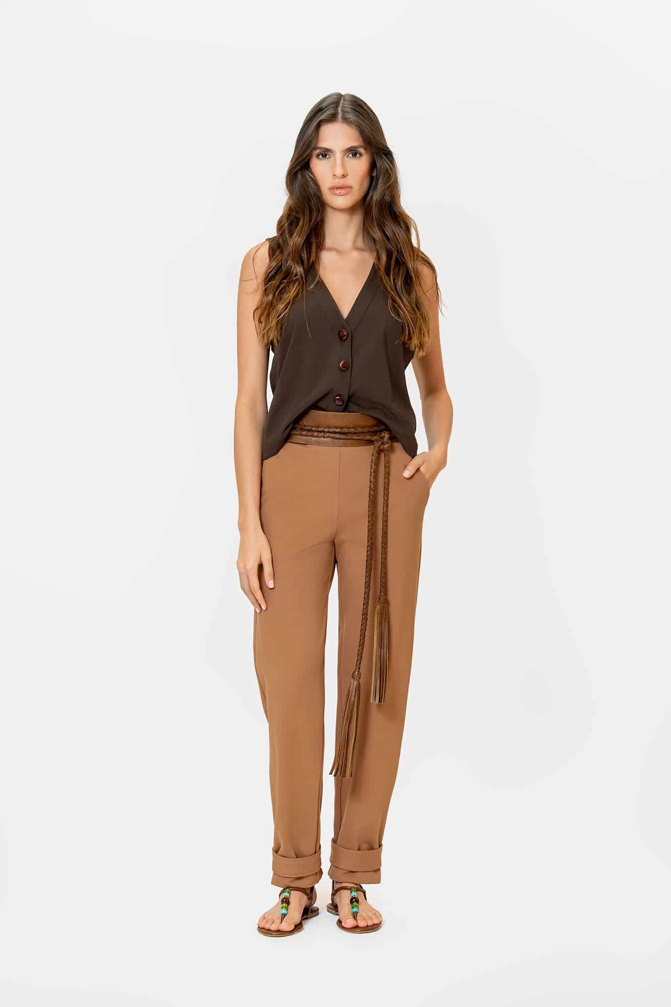 Pantalón Angola Camel - miniatura 3