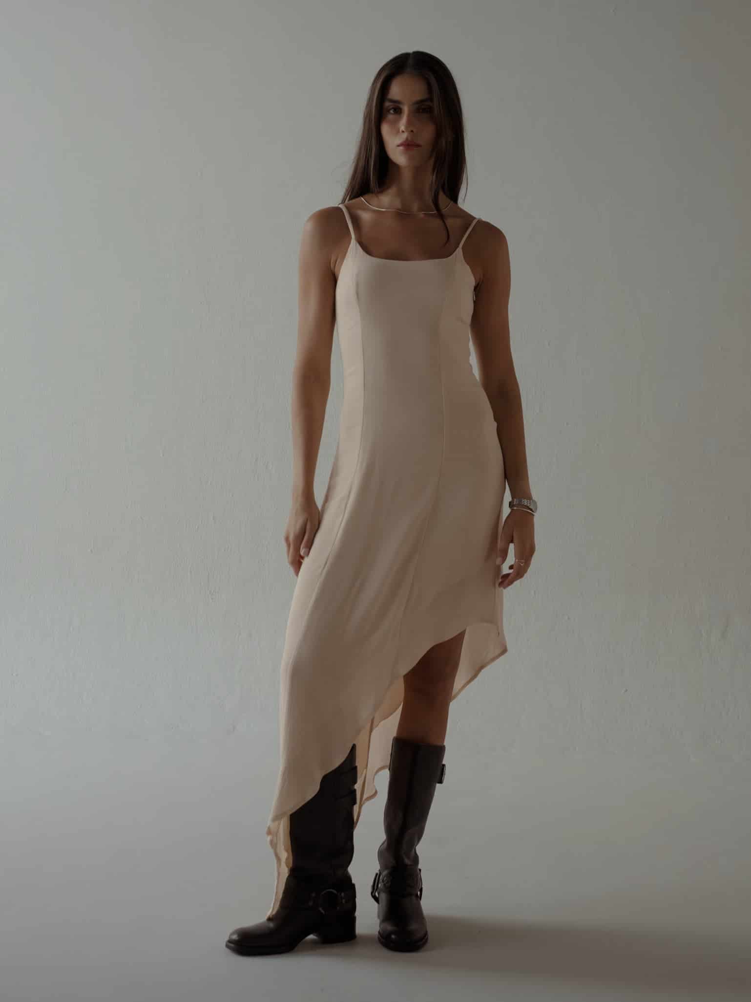THE MINIMAL DRESS - NATURAL - miniatura 5