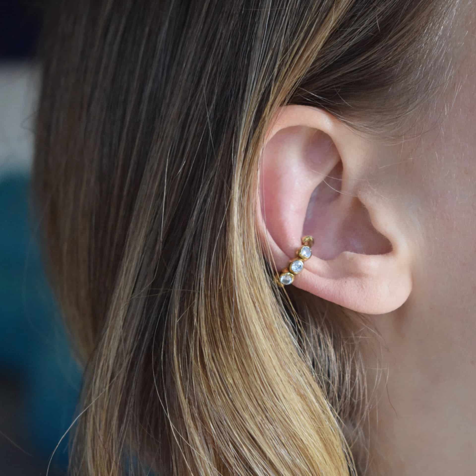 Ear Cuff Circones Azul - miniatura 3