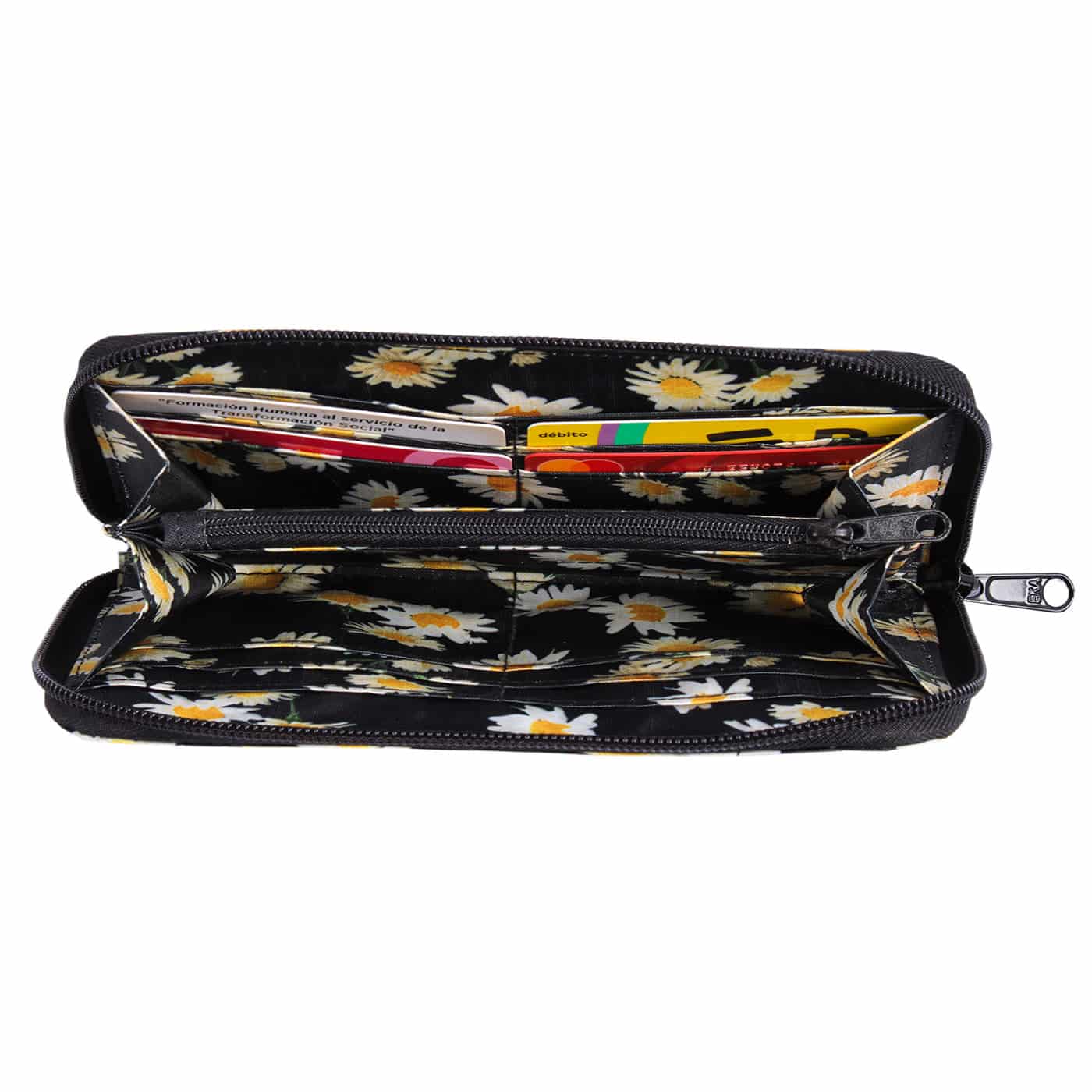 Billetera Dama ULTRA Estampado Margaritas - miniatura 2