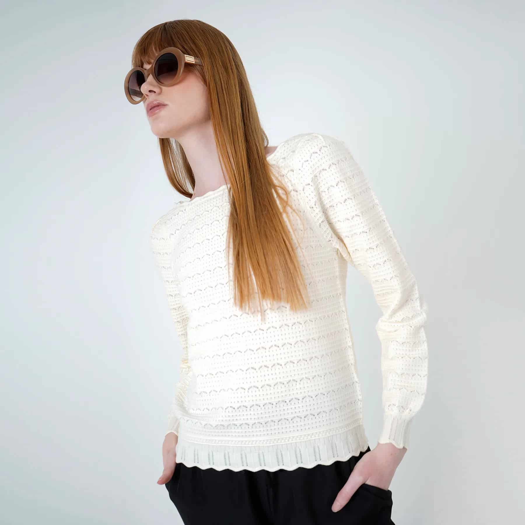 Sweater Cuello Camisero Manga Larga - miniatura 4