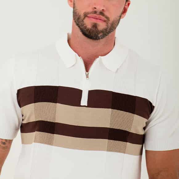 SUETER POLO MODA TEJIDO HOMBRE - miniatura 3