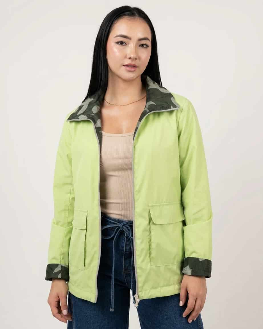 Chaqueta Doble Faz verde - miniatura 3