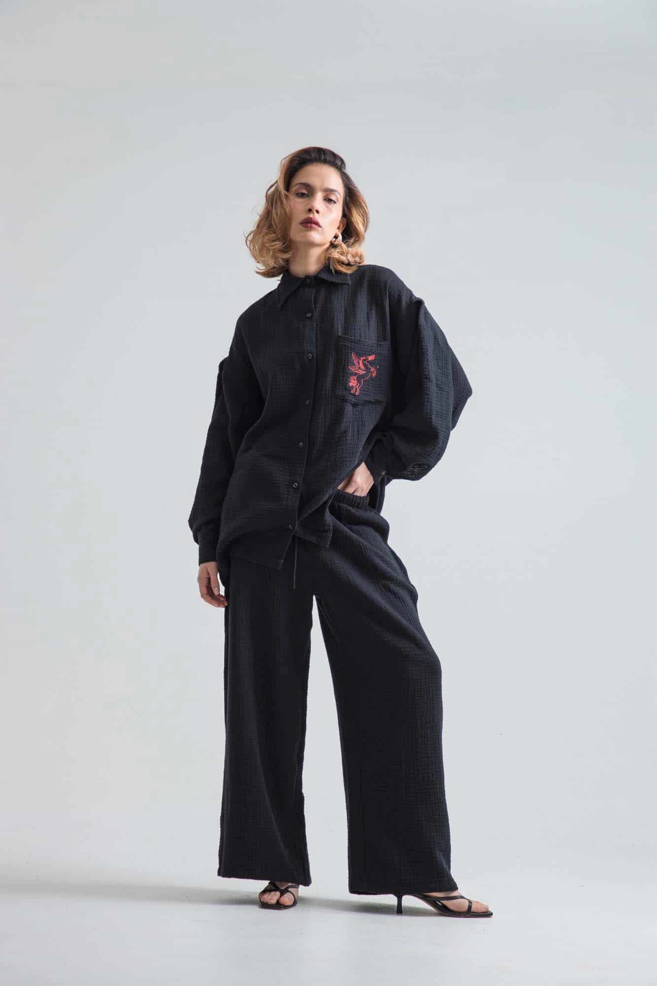 PEGASUS BLACK PANTS - miniatura 10