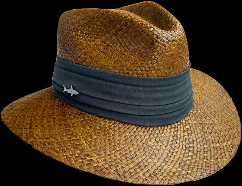 SOMBRERO OSCURO CINTA ANCHA AGUAMARINA - miniatura 4
