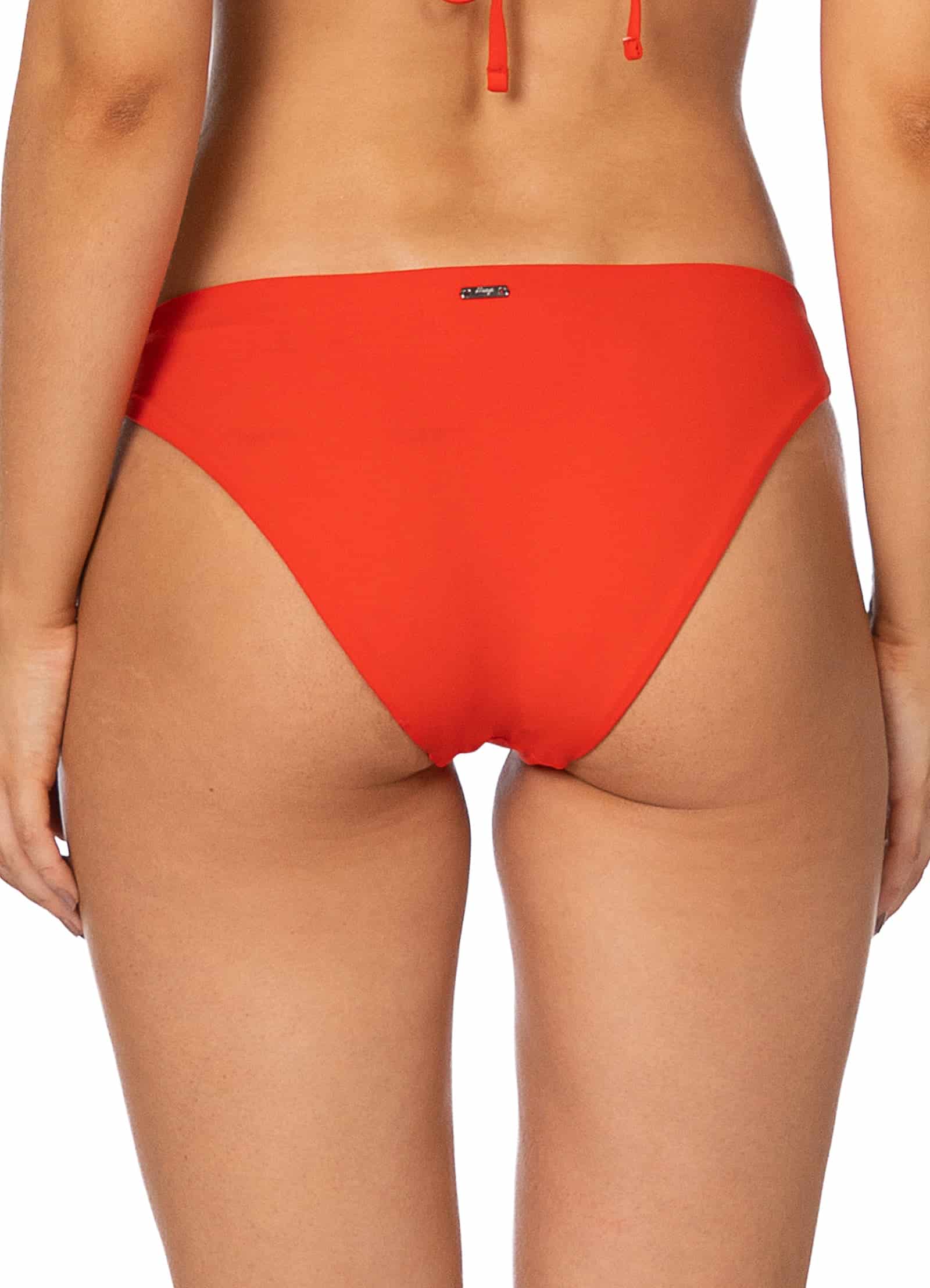 Maaji Red Camelia Sublimity Regular Rise Classic Bikini Bottom - miniatura 3