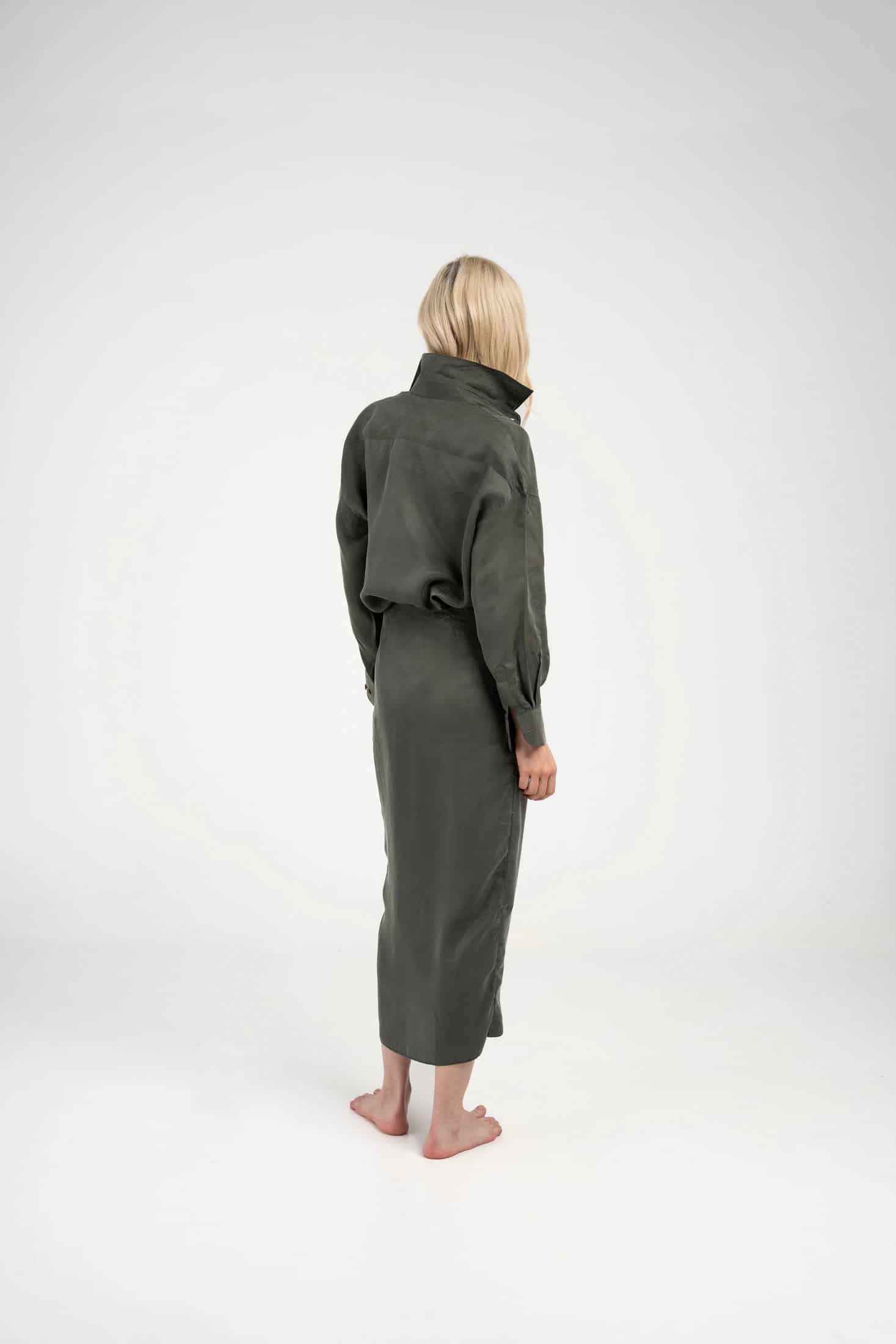 The Cupro Wrap Skirt - miniatura 8