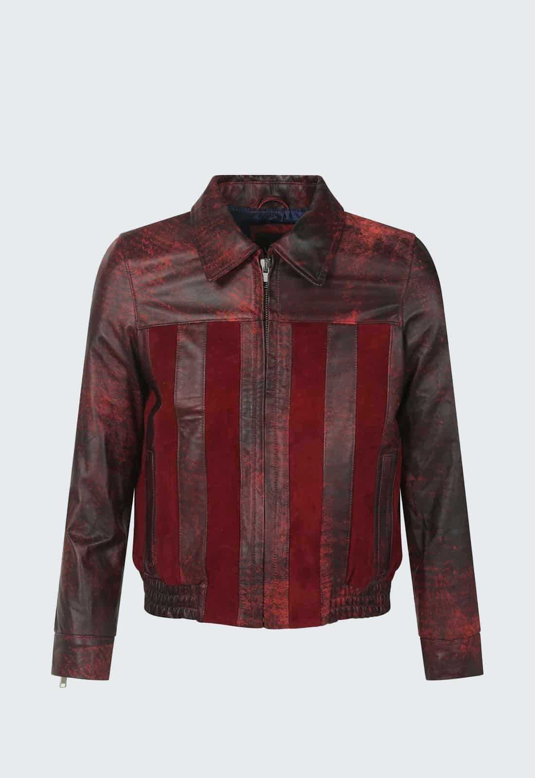 SAFARI JACKET WINE (EFECTO DESGASTADO) - miniatura 1