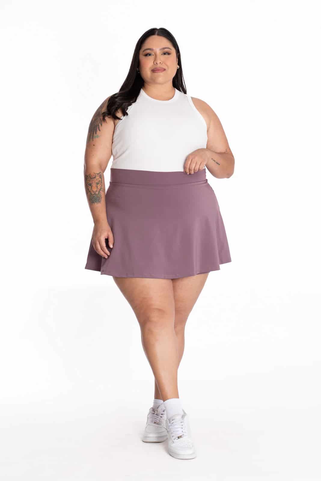Falda Short Serena Morado - miniatura 4