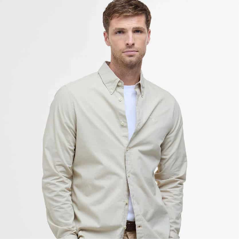 Garment Dyed Tailored Long-Sleeved Shirt - miniatura 2