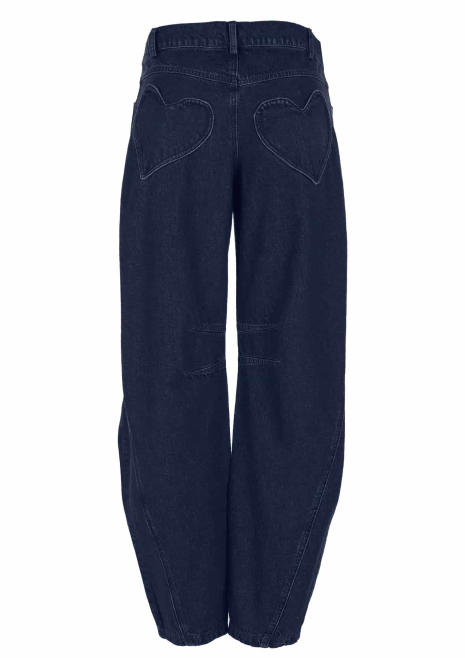 Two Hearts Barrel Pants Blue - miniatura 2