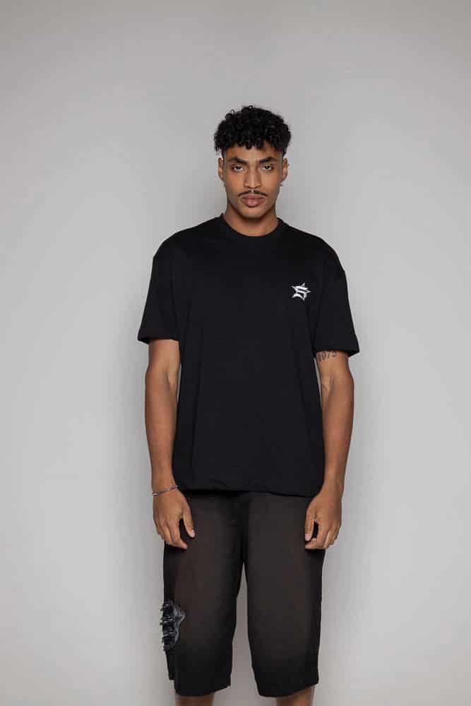 Camiseta Courage Regular-Negra - miniatura 7