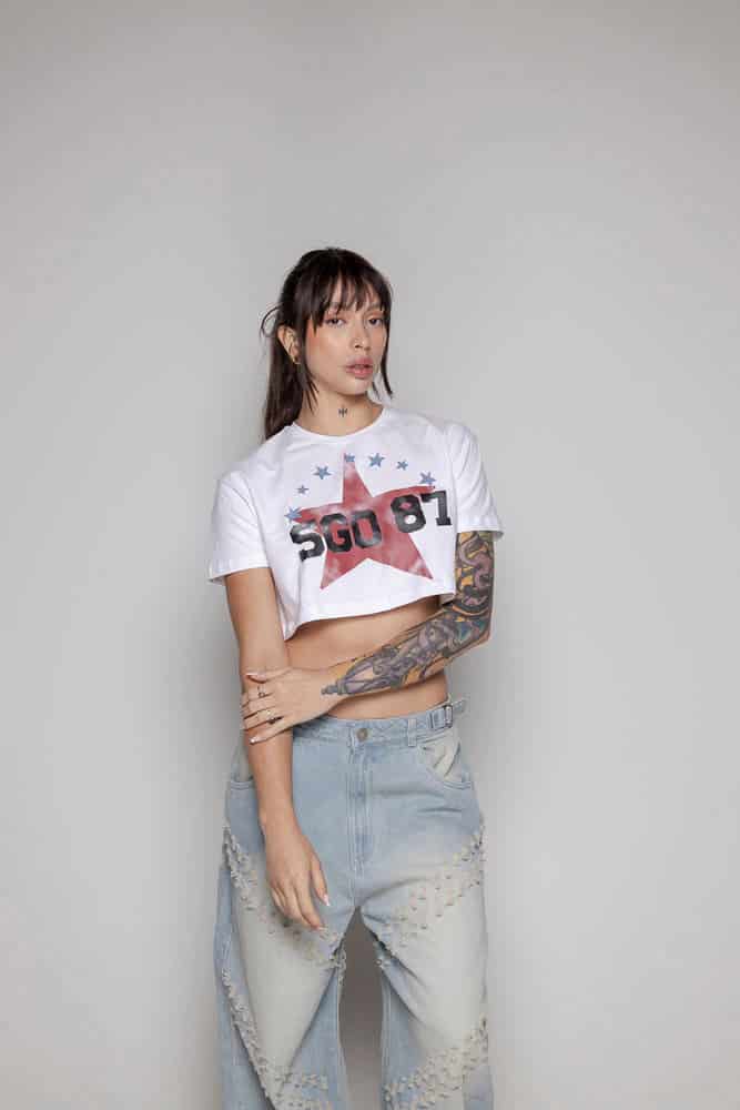 Crop-Top Courage Estrella-Blanco - miniatura 5