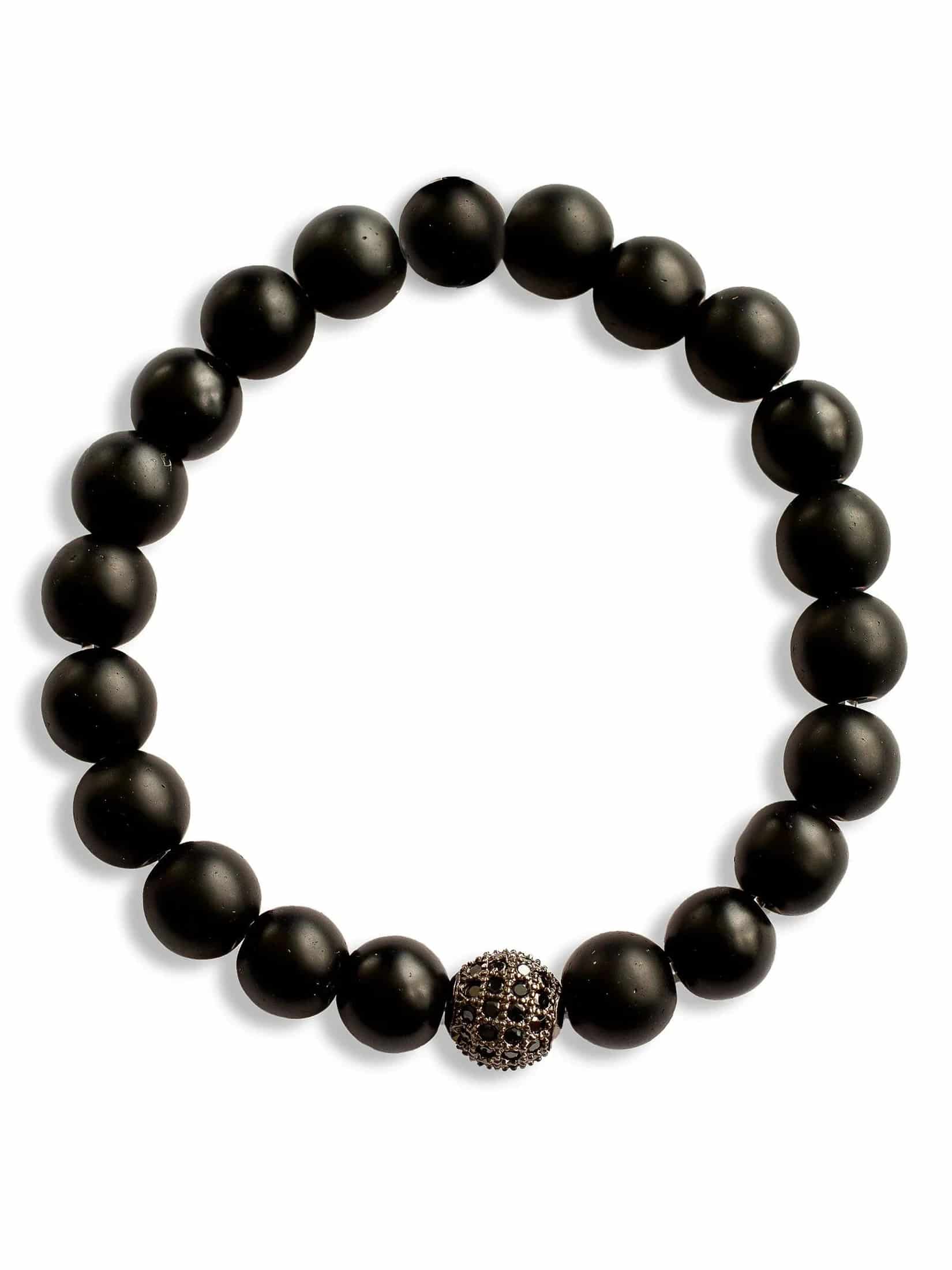 Brazalete All Black 8mm - miniatura 1