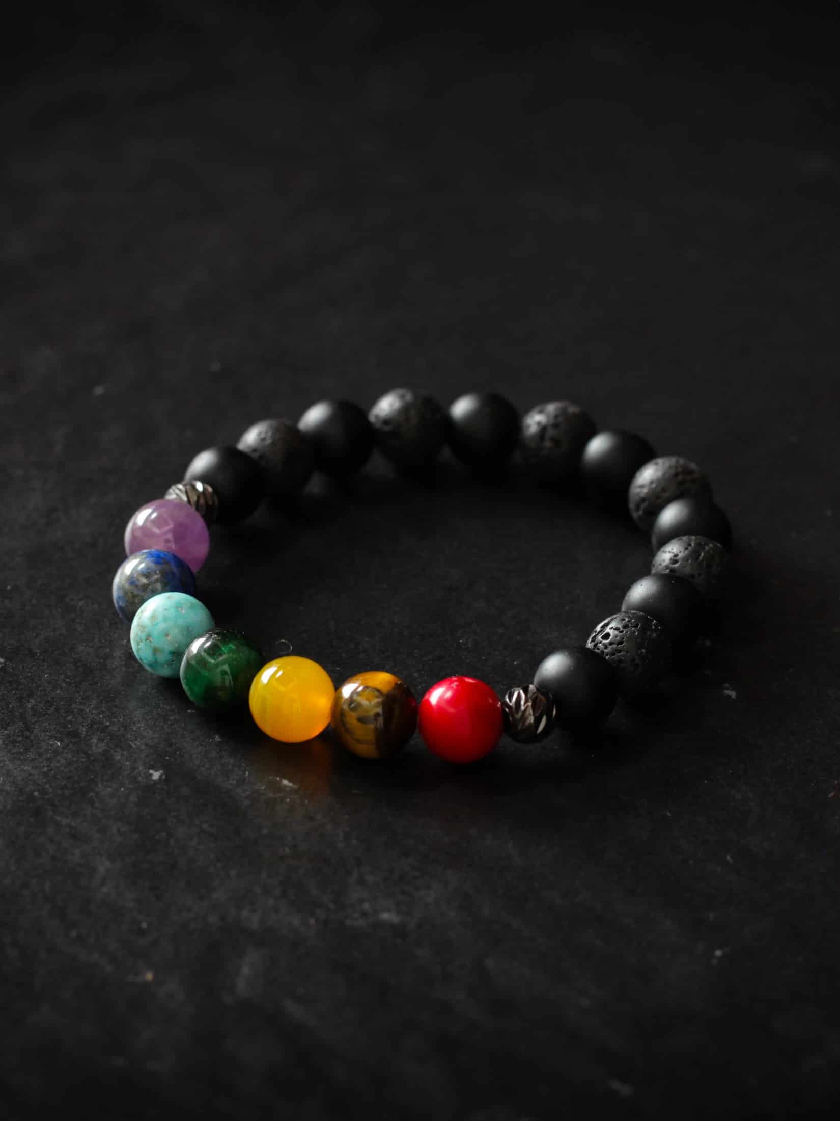 Brazalete 7 Chakras 8mm - miniatura 1