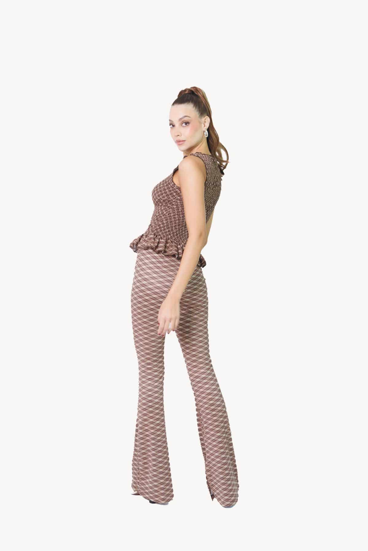 Ruched Shirt in Cattail - miniatura 3
