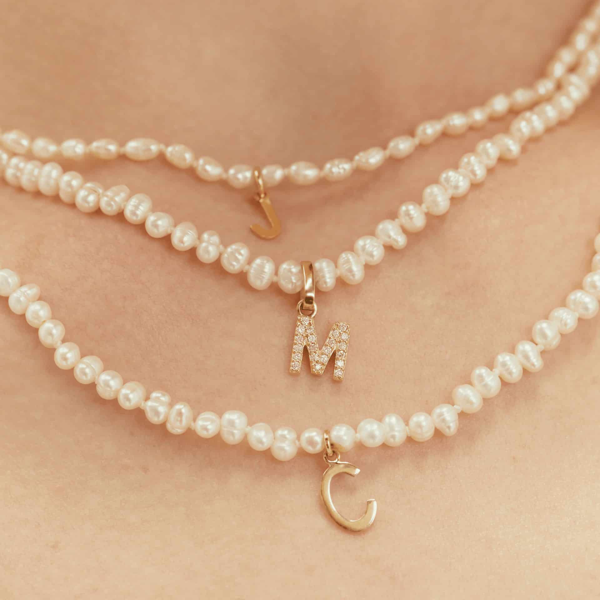 Cadena Personal Pearl Diamante - miniatura 2