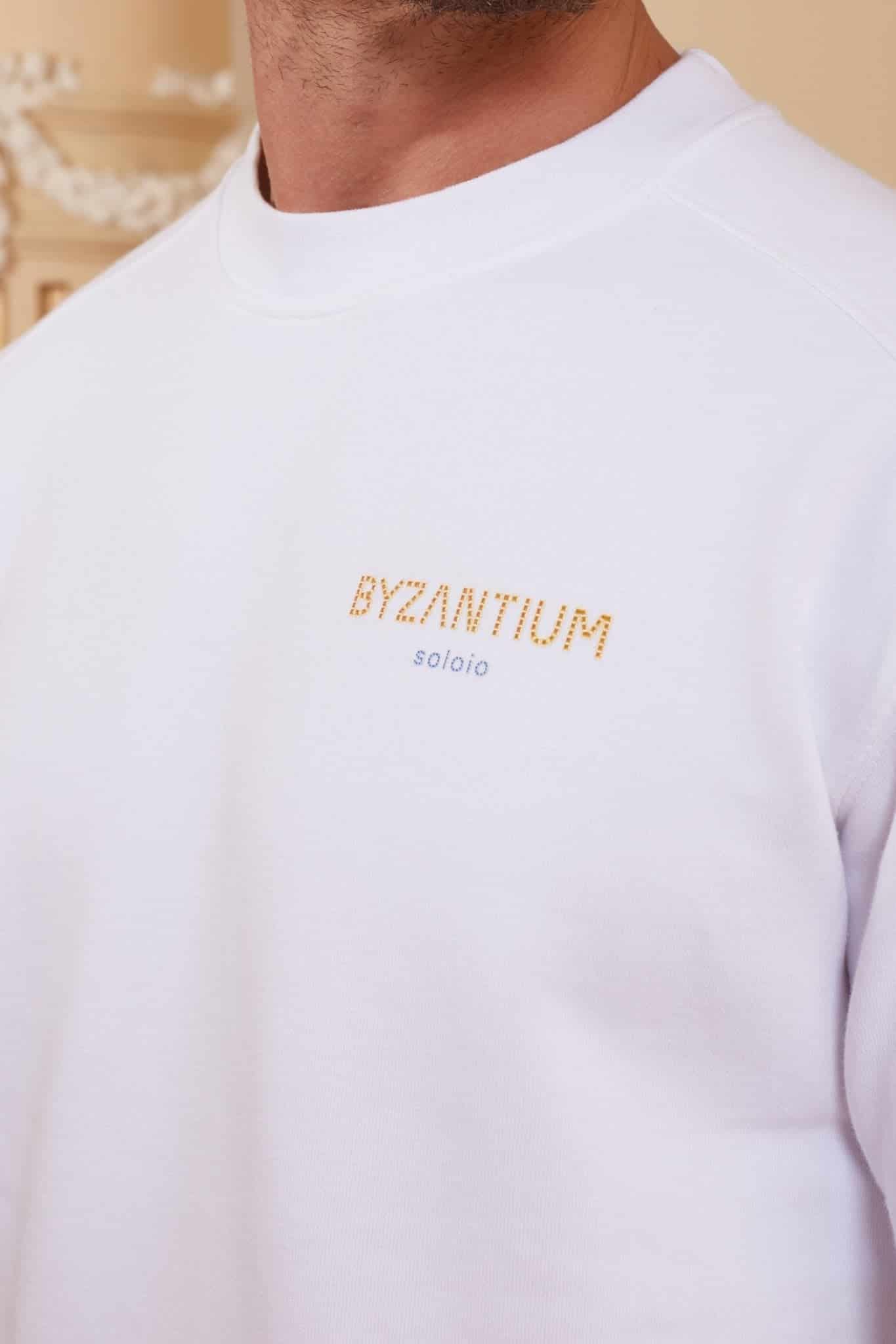 Men's san vitale sweatshirt white - miniatura 4