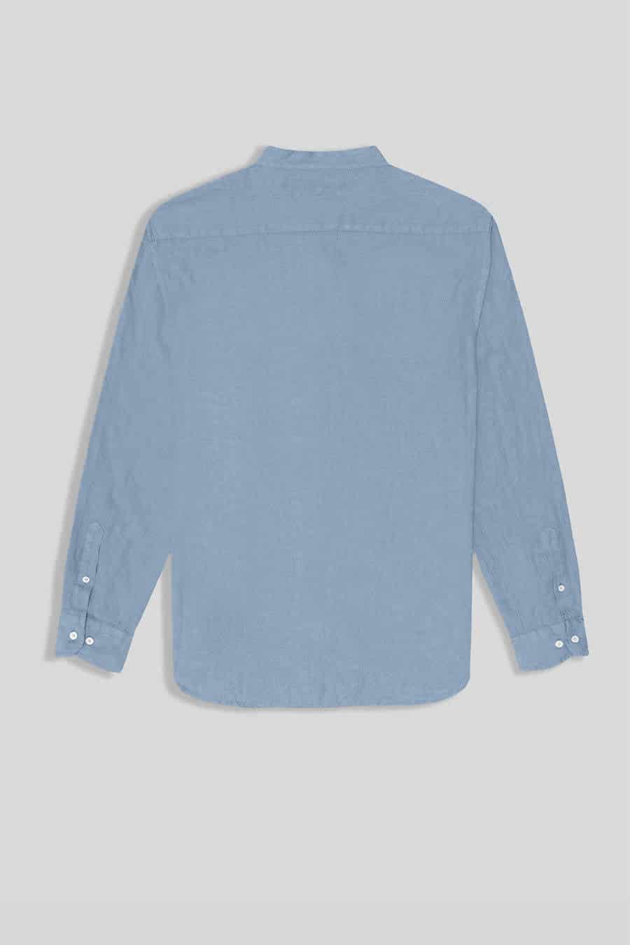 Men's linen shirt mao skyway - miniatura 2