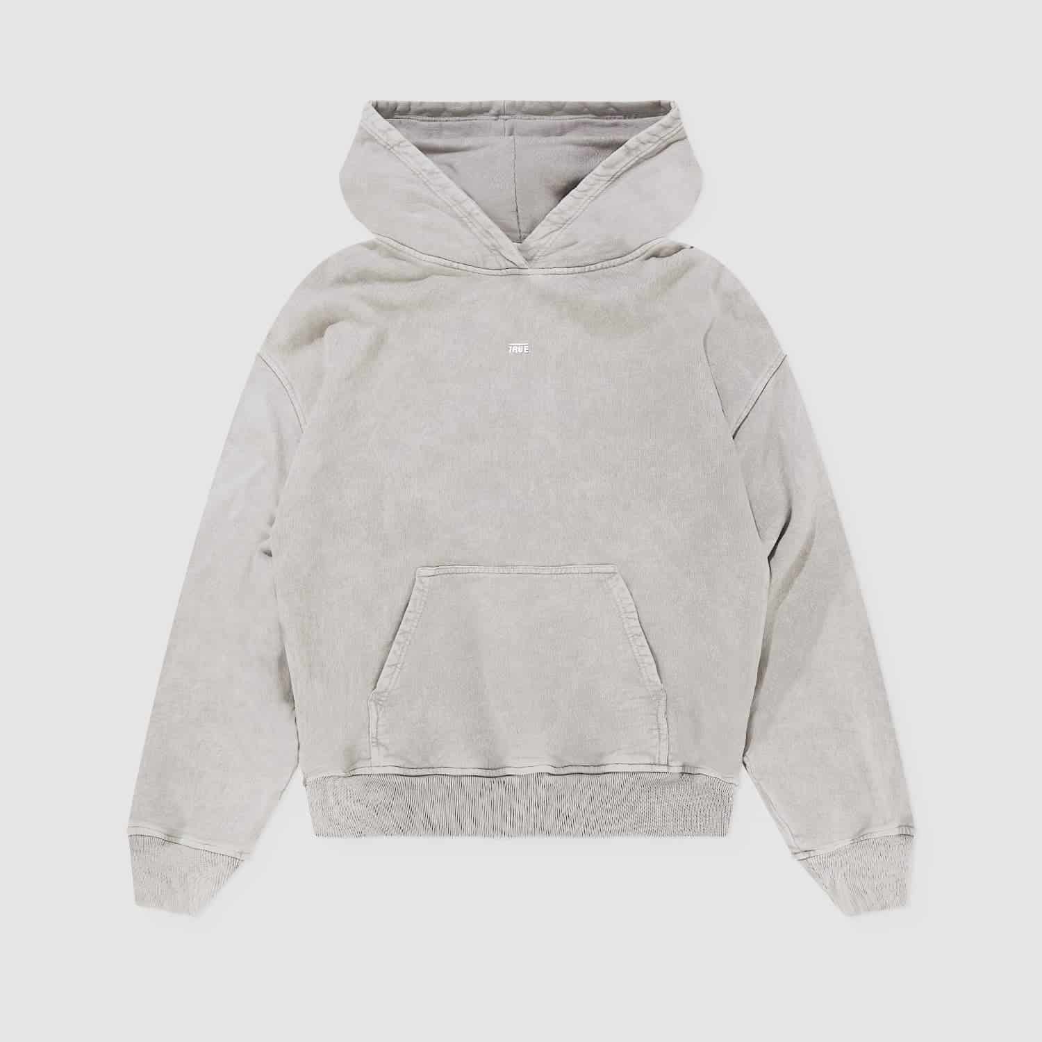 True Classic Hoodie - Washed Gray - miniatura 1