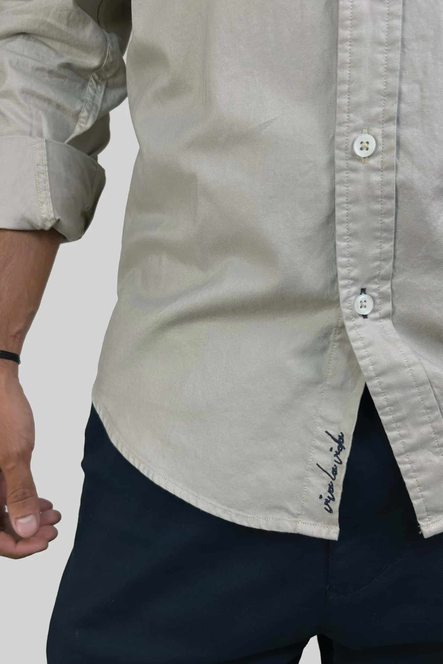 CAMISA OXFORD KHAKI - miniatura 6