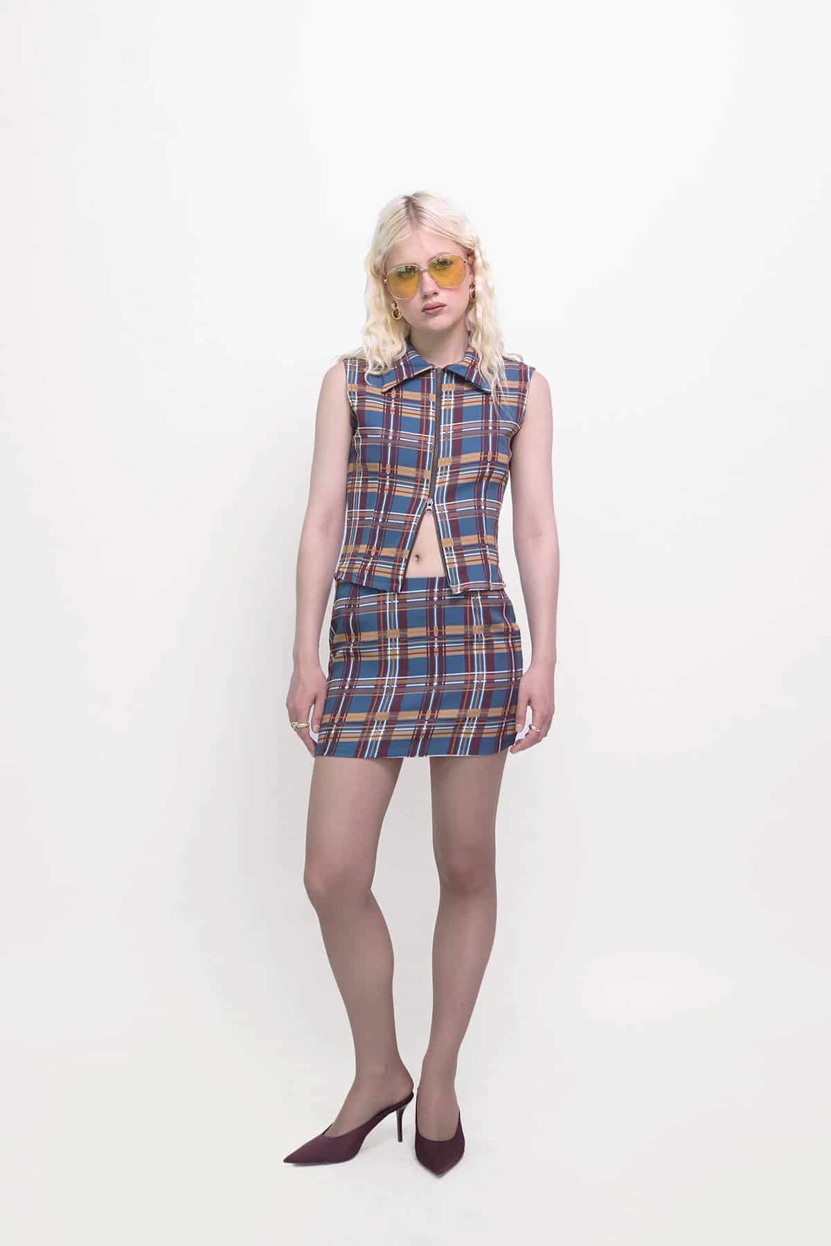 Mini Skirt In Crossroads - miniatura 2