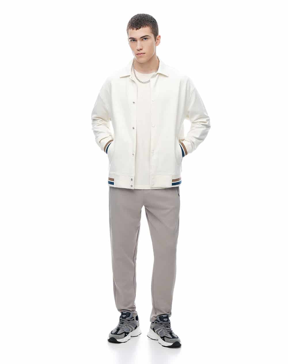 Chaqueta regular vainilla hombre - miniatura 4