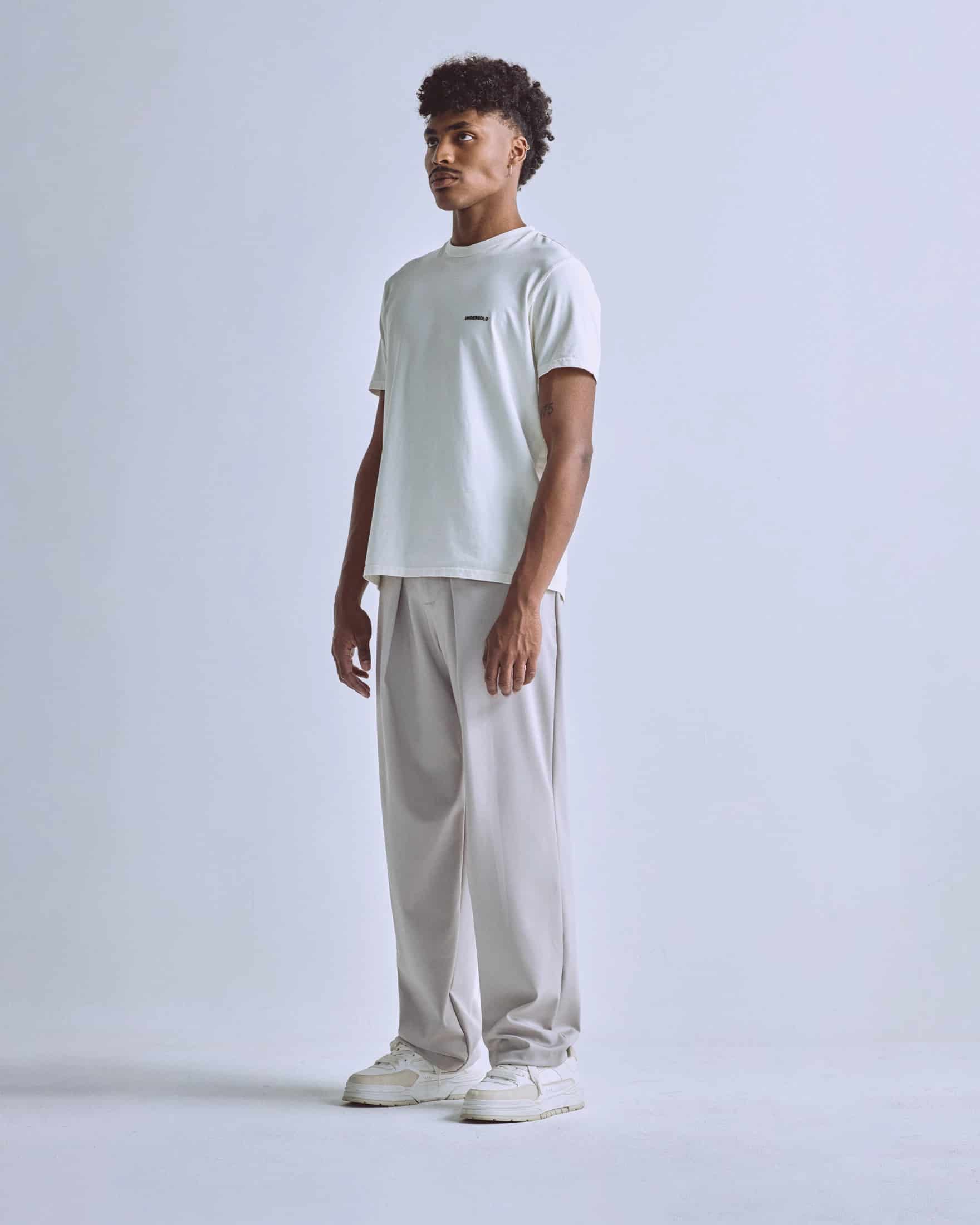 Basics Tiny Logo Regular Fit Tshirt White - miniatura 5