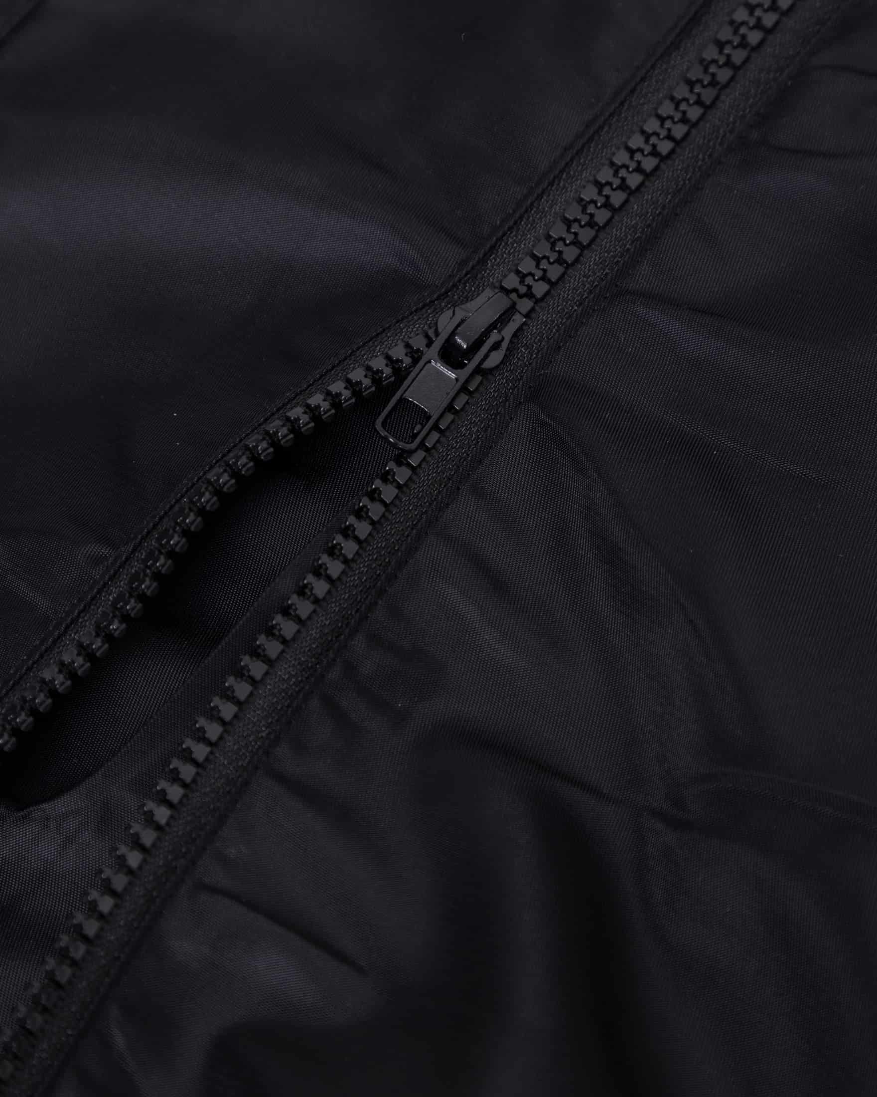 Basics Panelled Zip Up Cargo Pants Black - miniatura 4