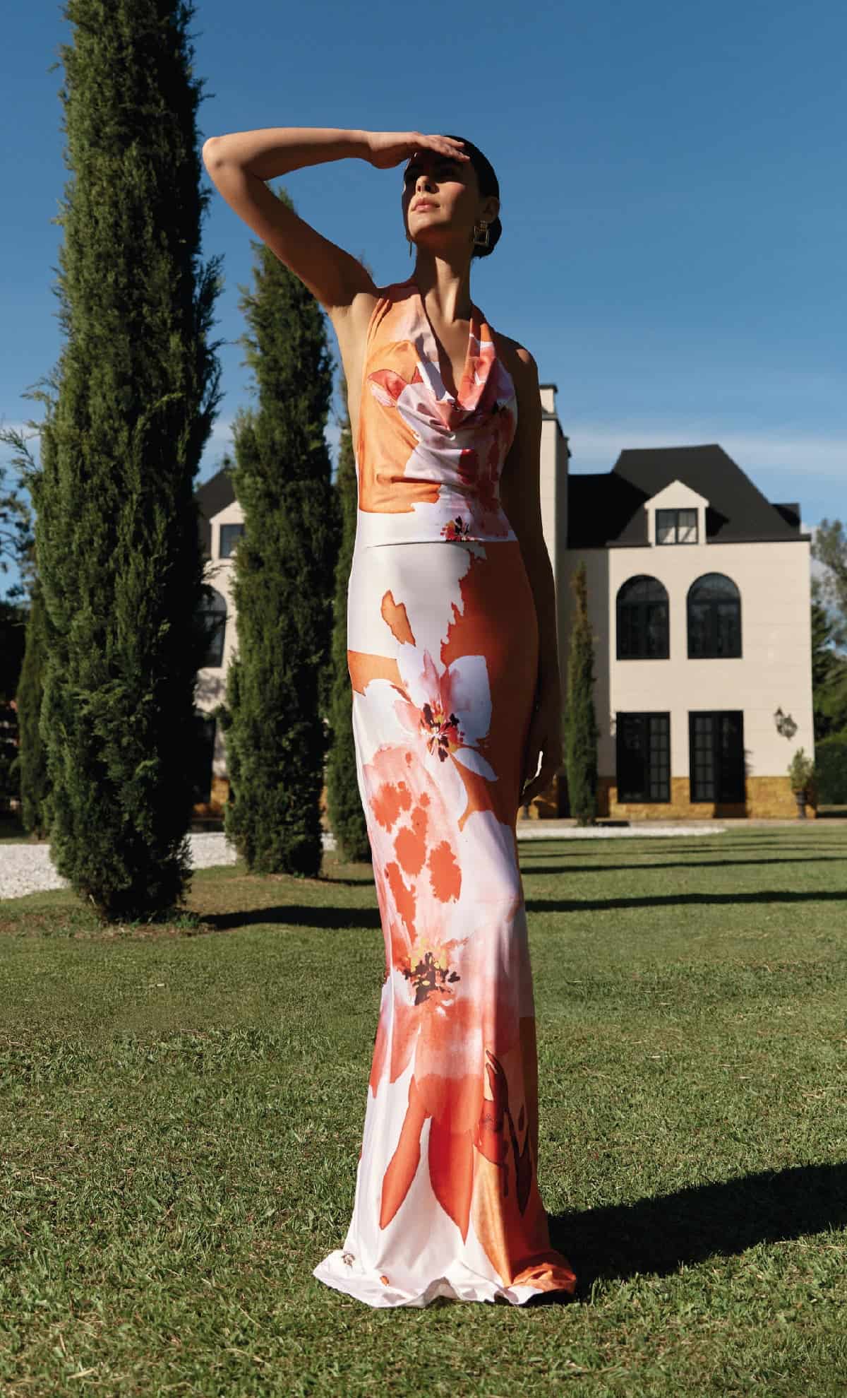 Vestido largo Moonflower Punch - miniatura 1