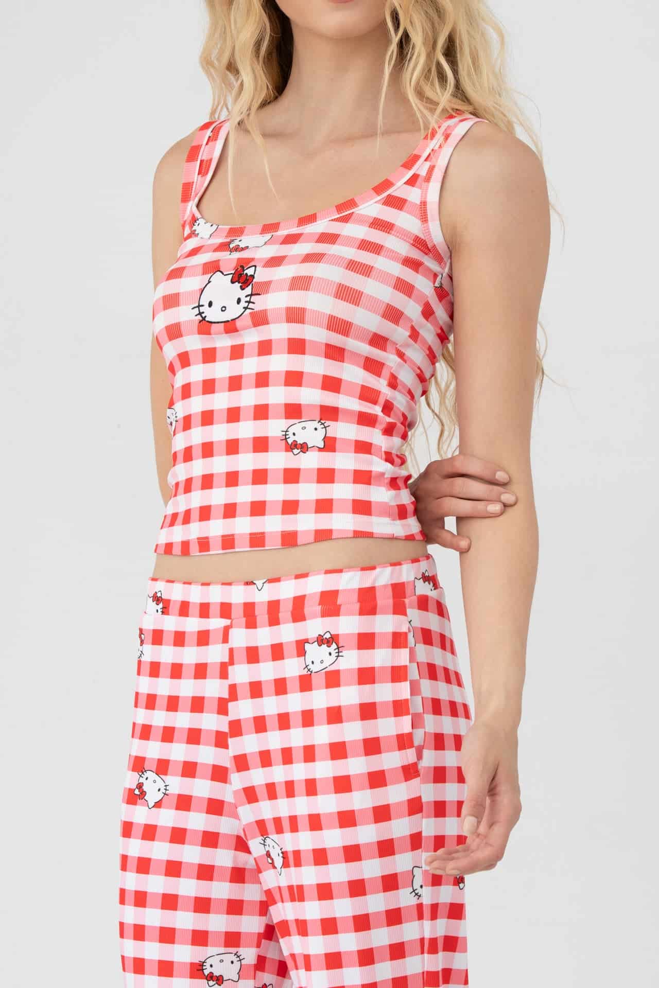 Set pantalon Los Angeles rojo - miniatura 2
