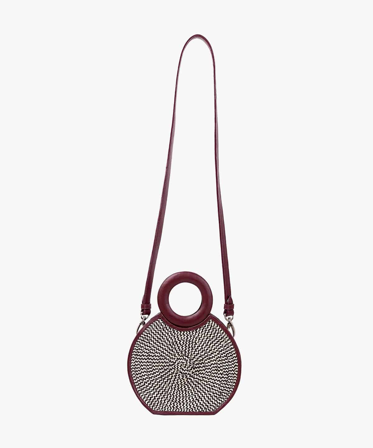 Zenú in Raffia and Leather - miniatura 2