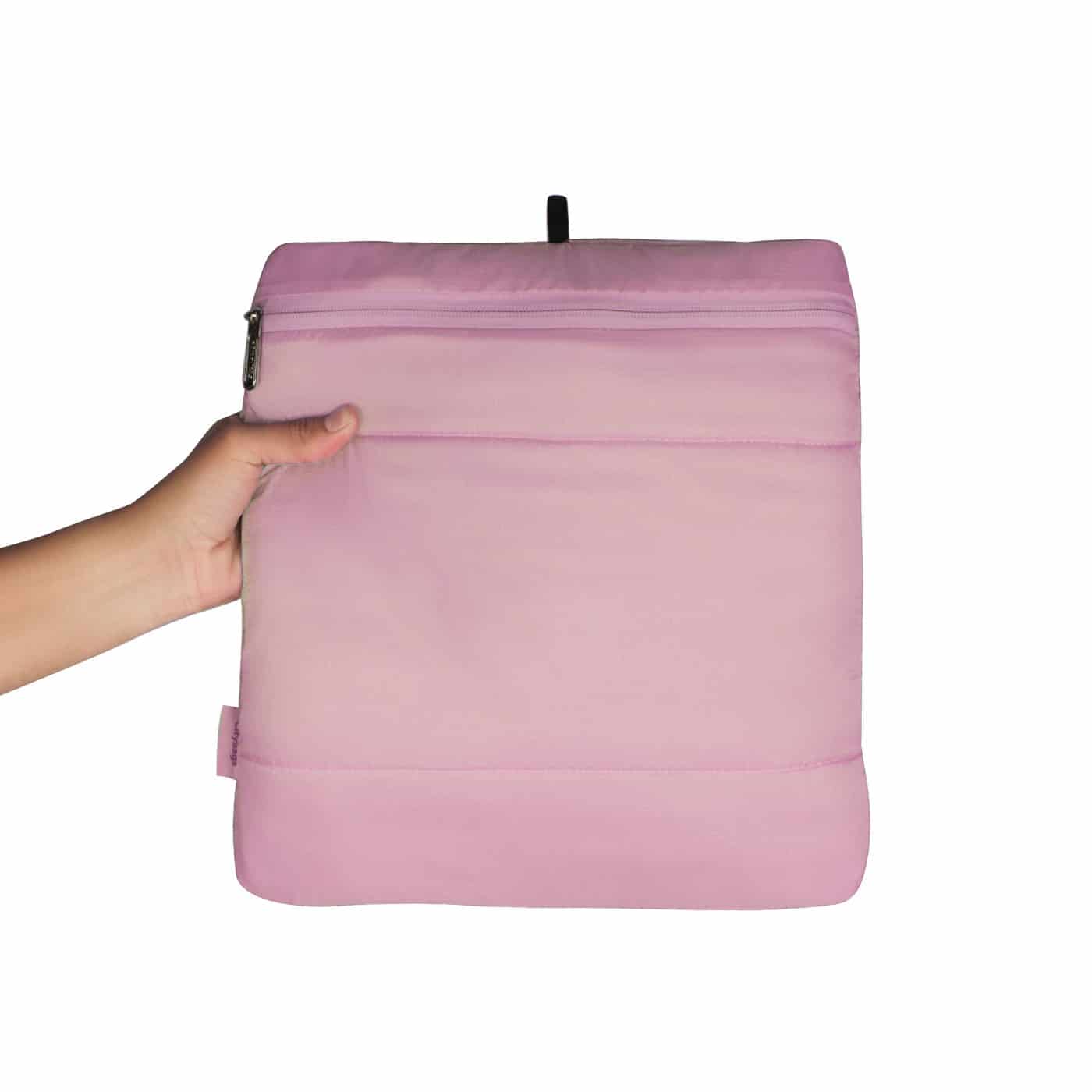 Morral Cabina Tapa Citybags Rosado Pastel - miniatura 3