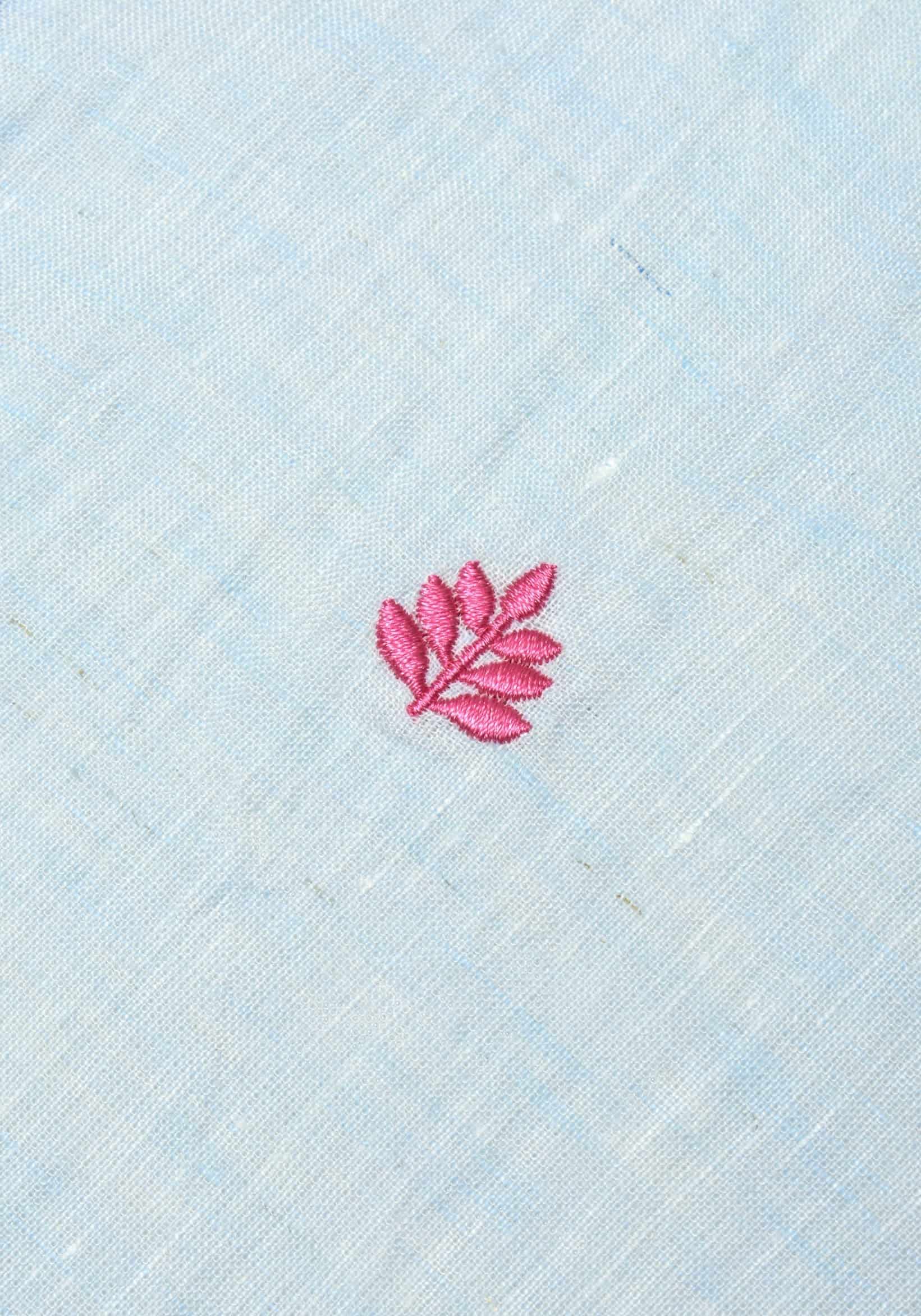 Camisa Lino CF Azul Celeste L-Fuc - miniatura 2