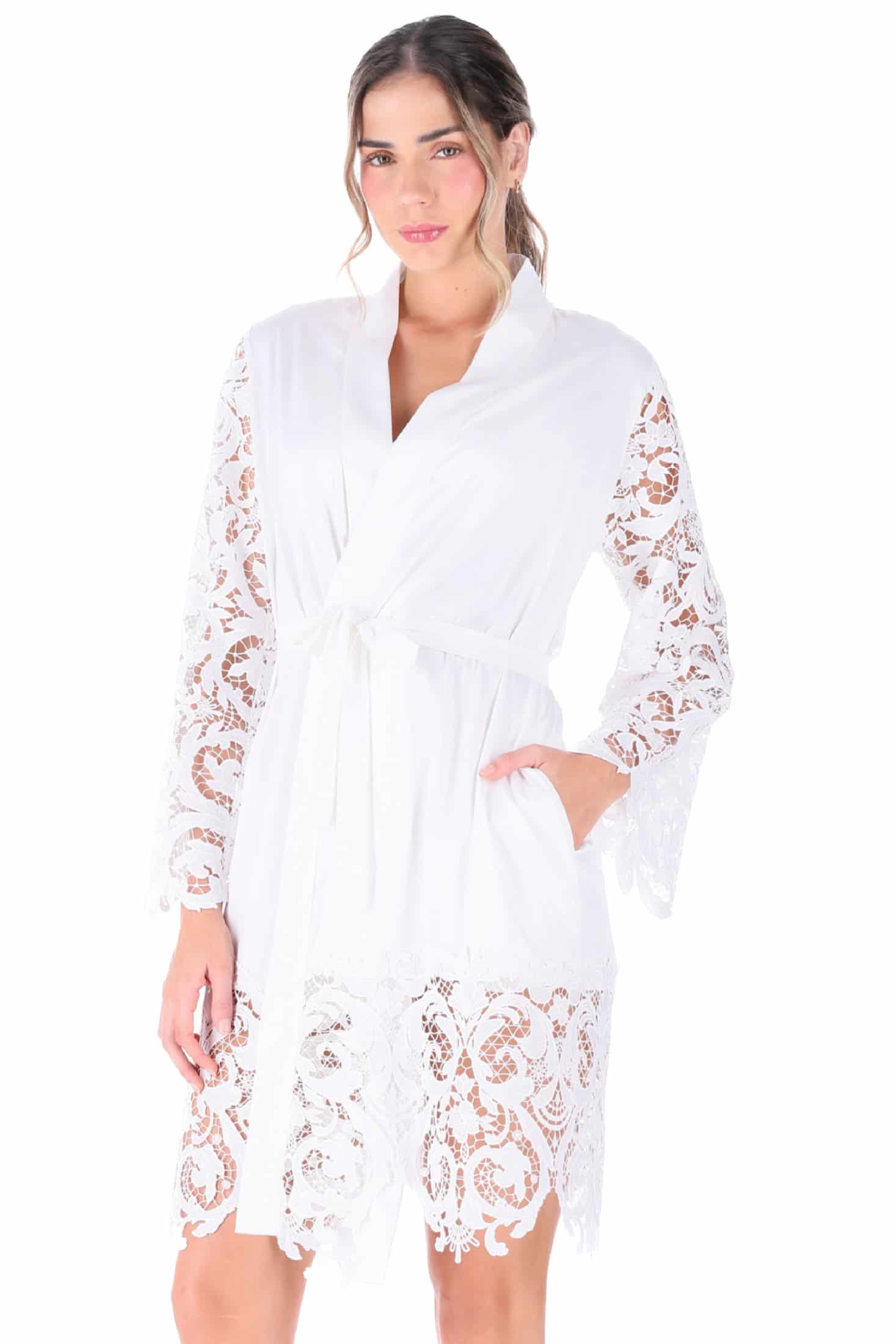 KIMONO NOVIAS ELLIPSE AURA CRUDO CRUDO - miniatura 1