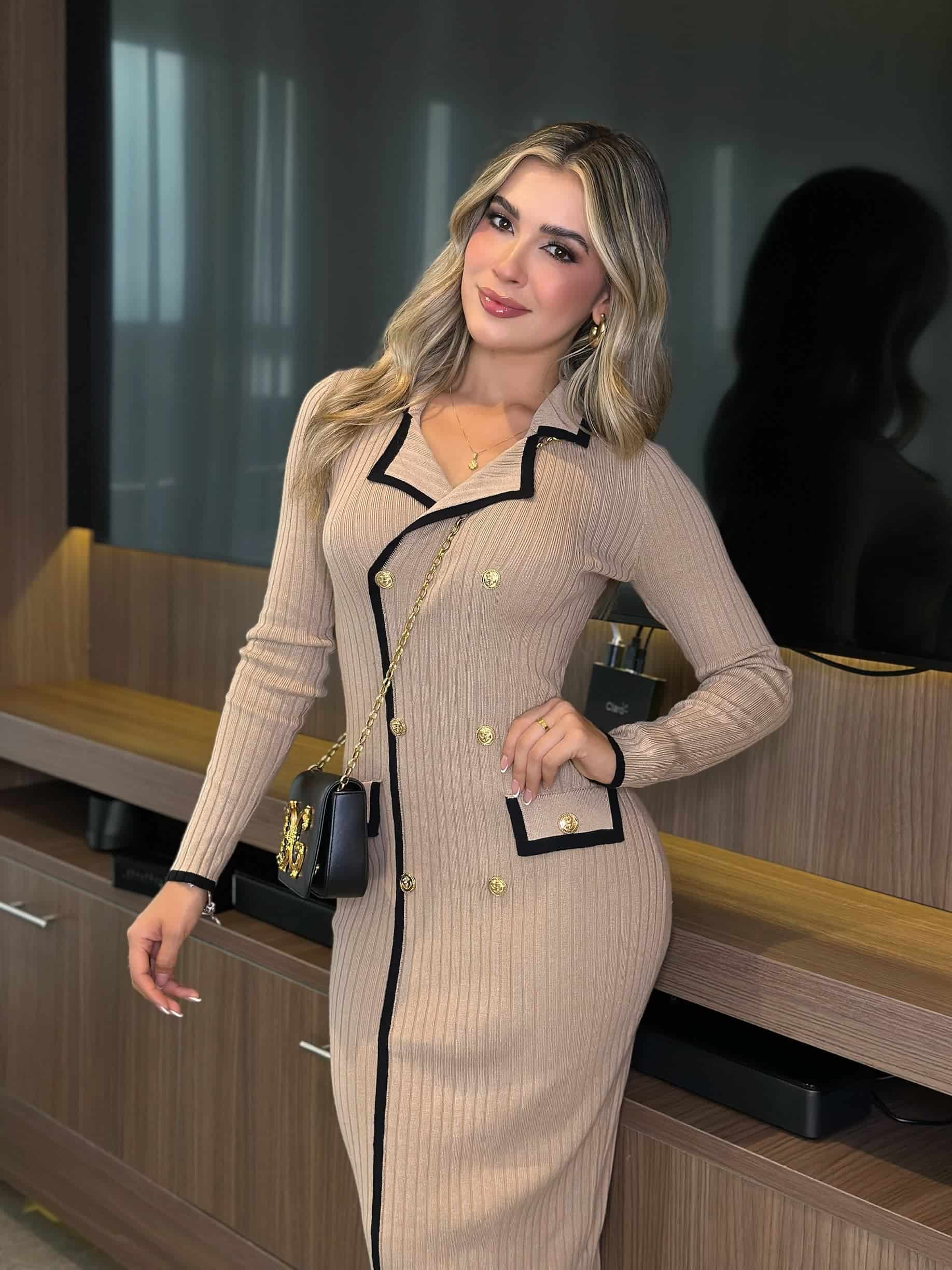 VESTIDO  LUCY MOCA - miniatura 2
