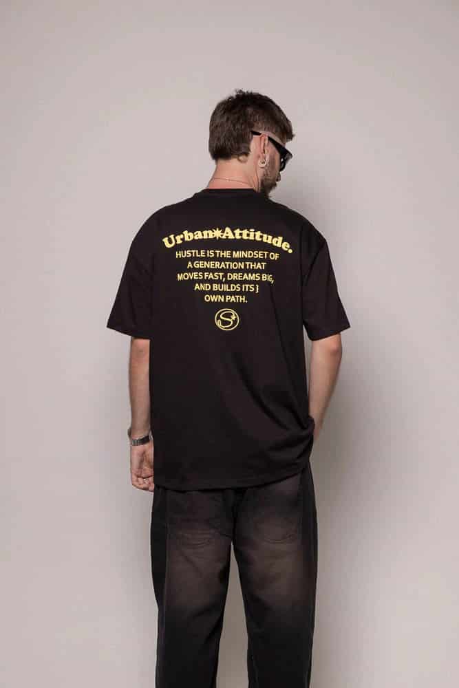 Camiseta Urban Attitude 87/27-Negra - miniatura 2