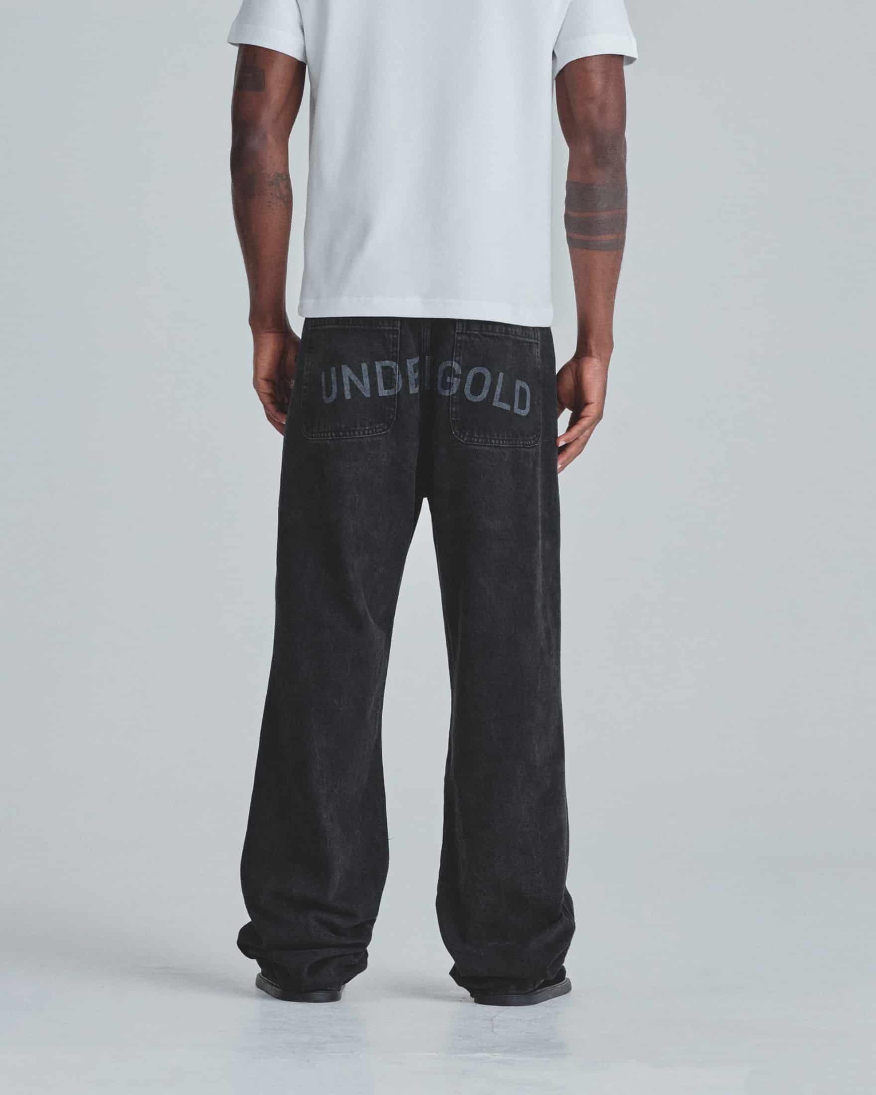 Line Basic Slim Fit Ripped Jeans Washed Black - miniatura 7