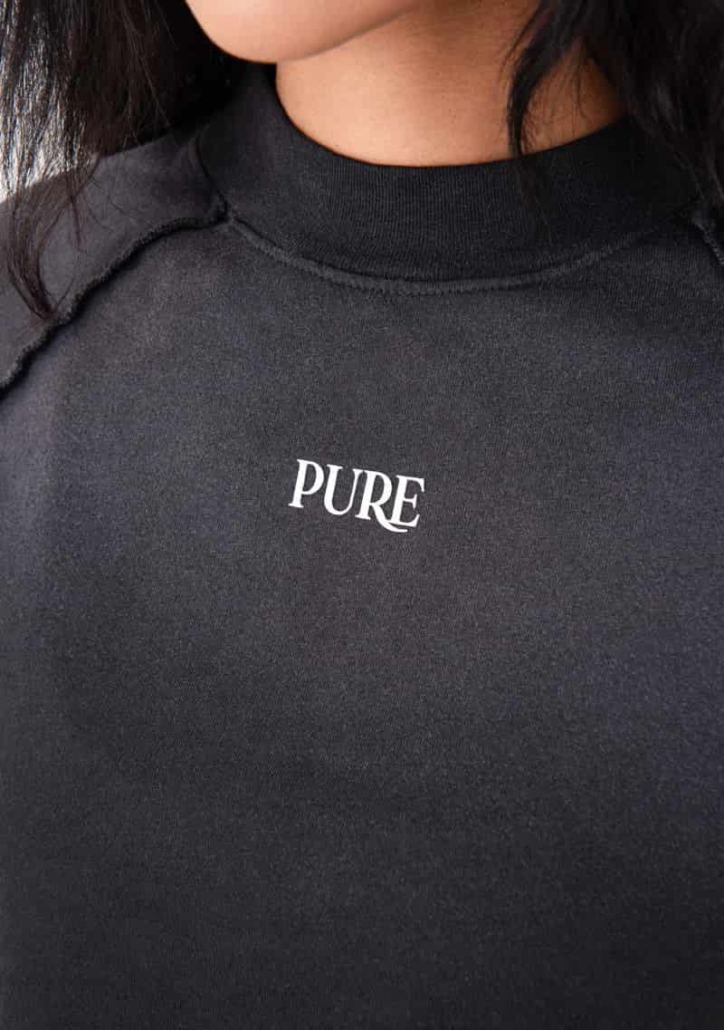Atelier Black washed Crop top - miniatura 6