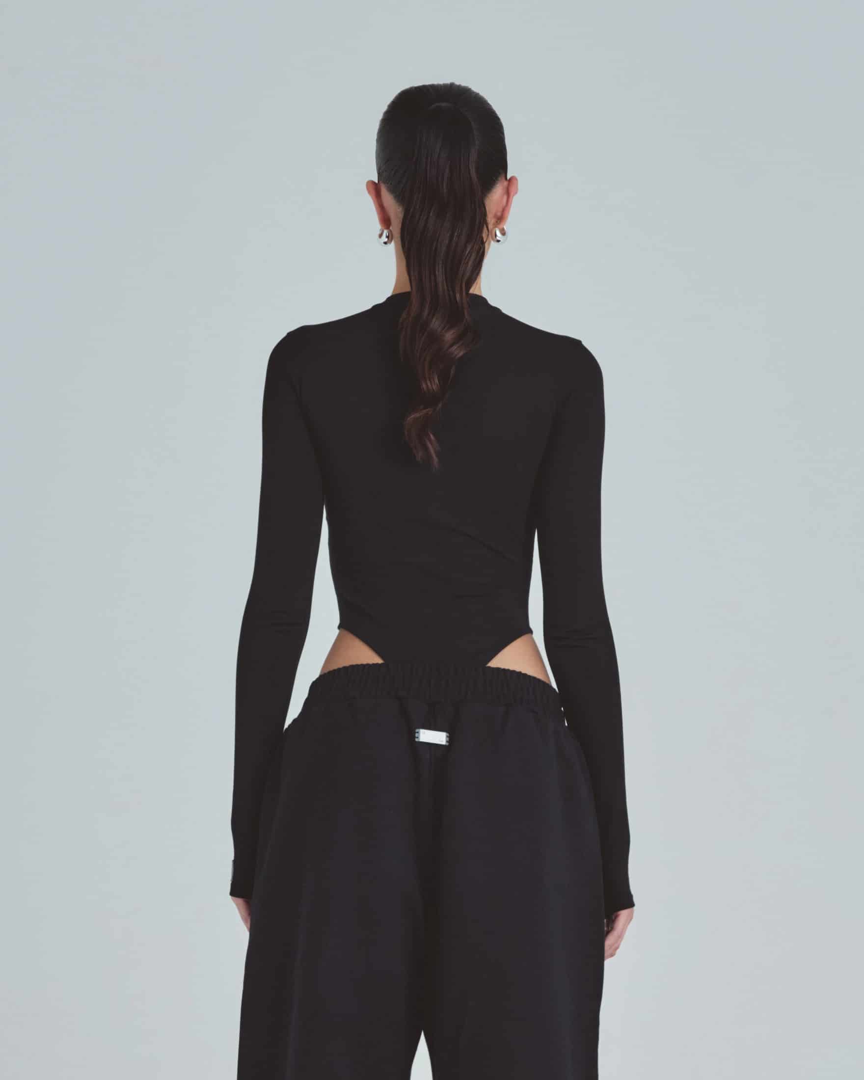 Line Undergold Studio Turtleneck Bodysuit Black - miniatura 7