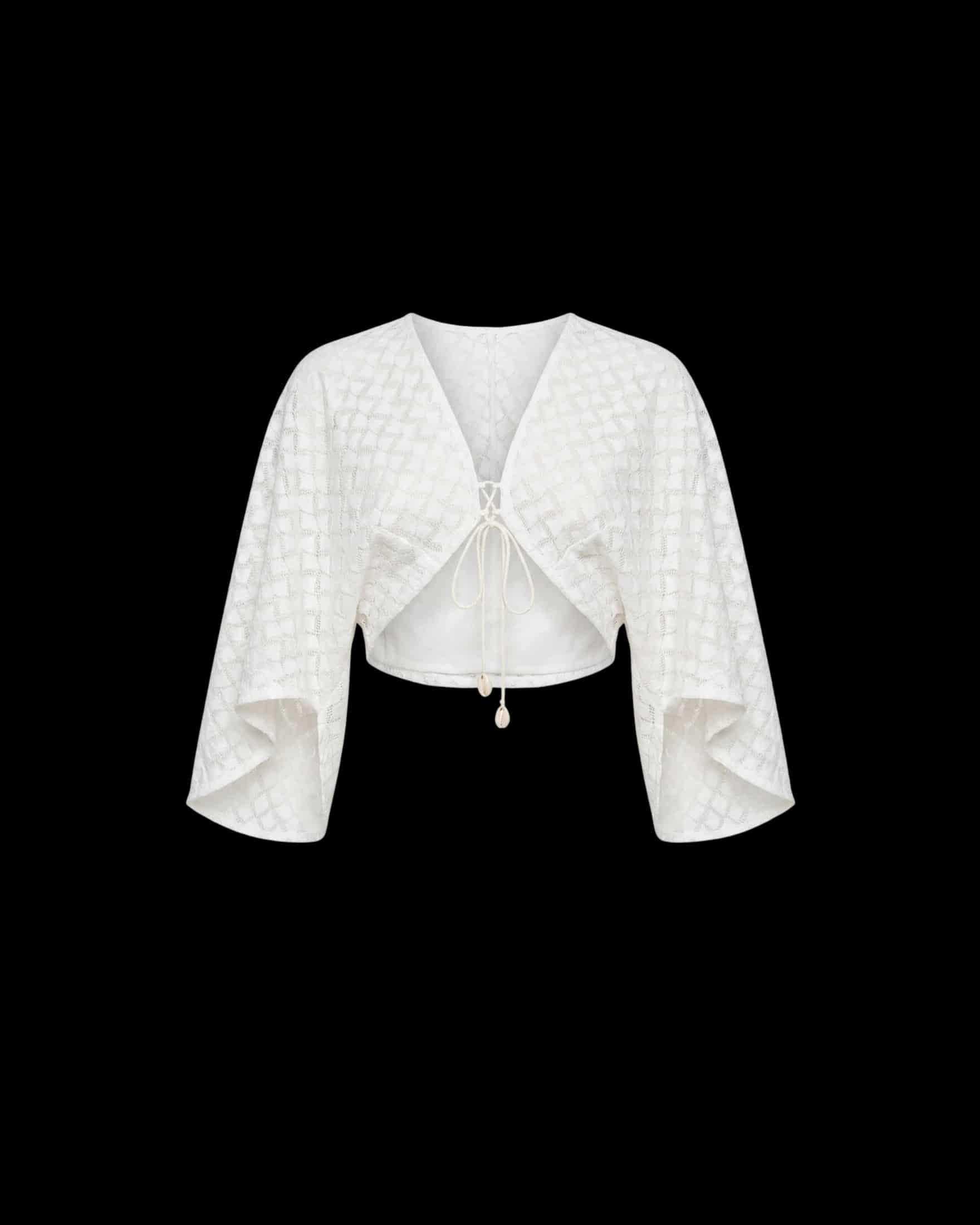 ELIF TOP WHITE - miniatura 1