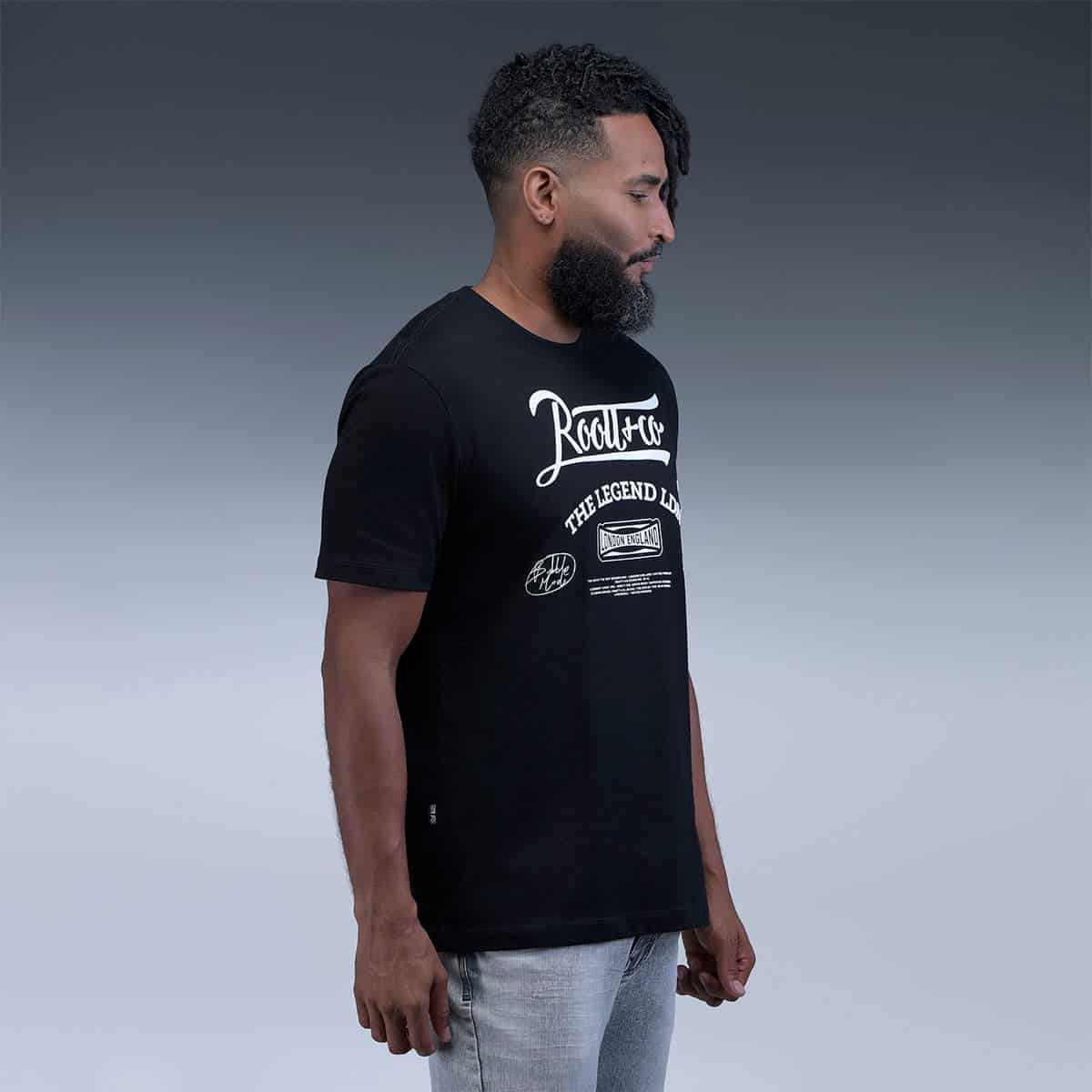 Camiseta Regular Negra - miniatura 3