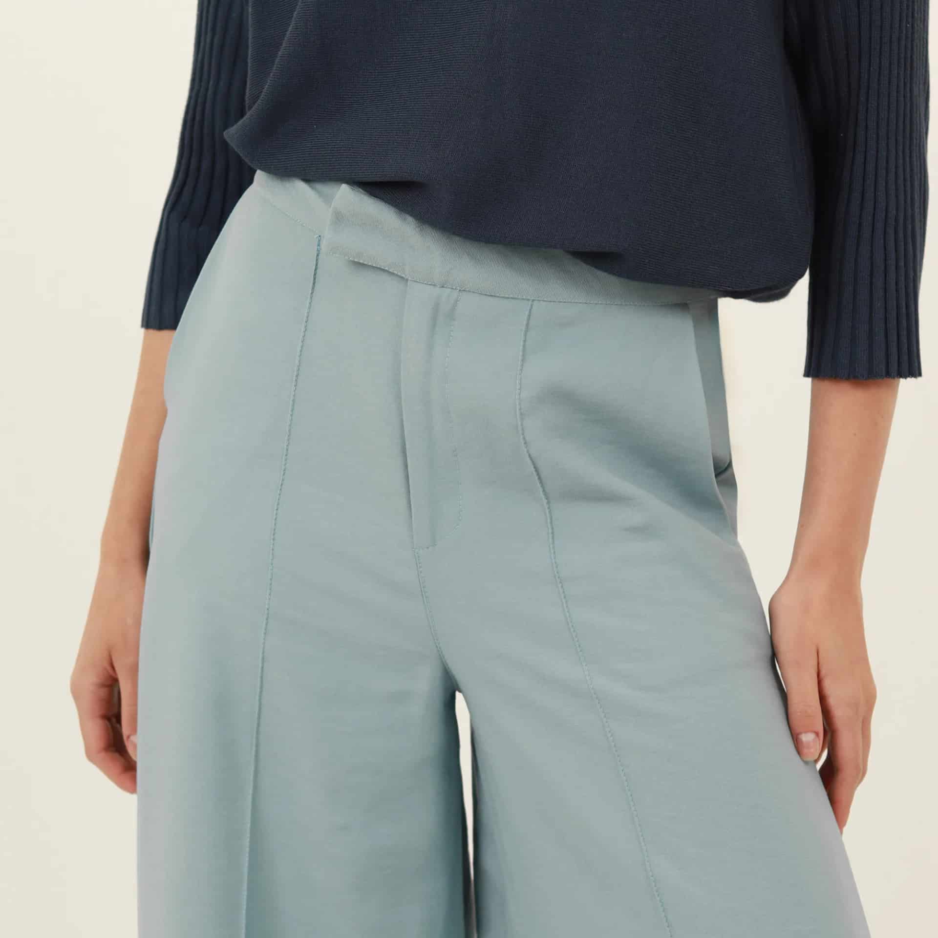 Pantalón ancho con alforzas - miniatura 5