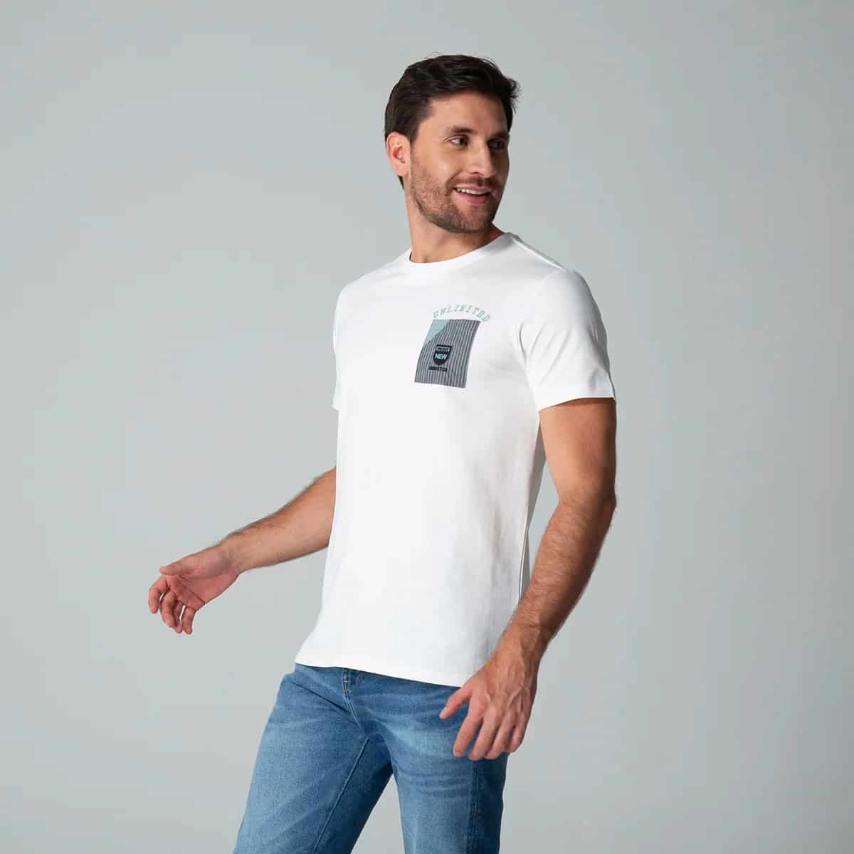 Camiseta Slim Cuello Redondo Unlimited - miniatura 3