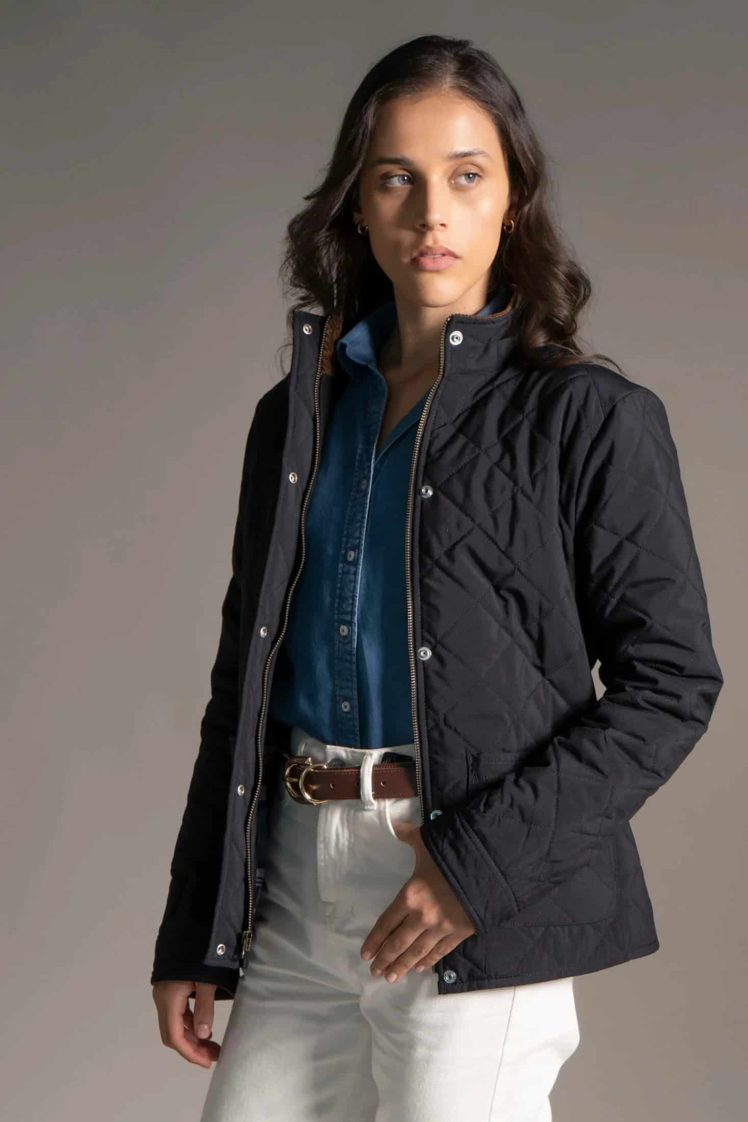 Chaqueta Berkeley Mujer Azul Oscuro - miniatura 9