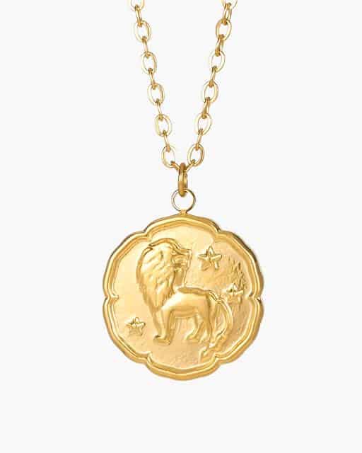 Zodiac Sign Necklace - Gold - miniatura 4