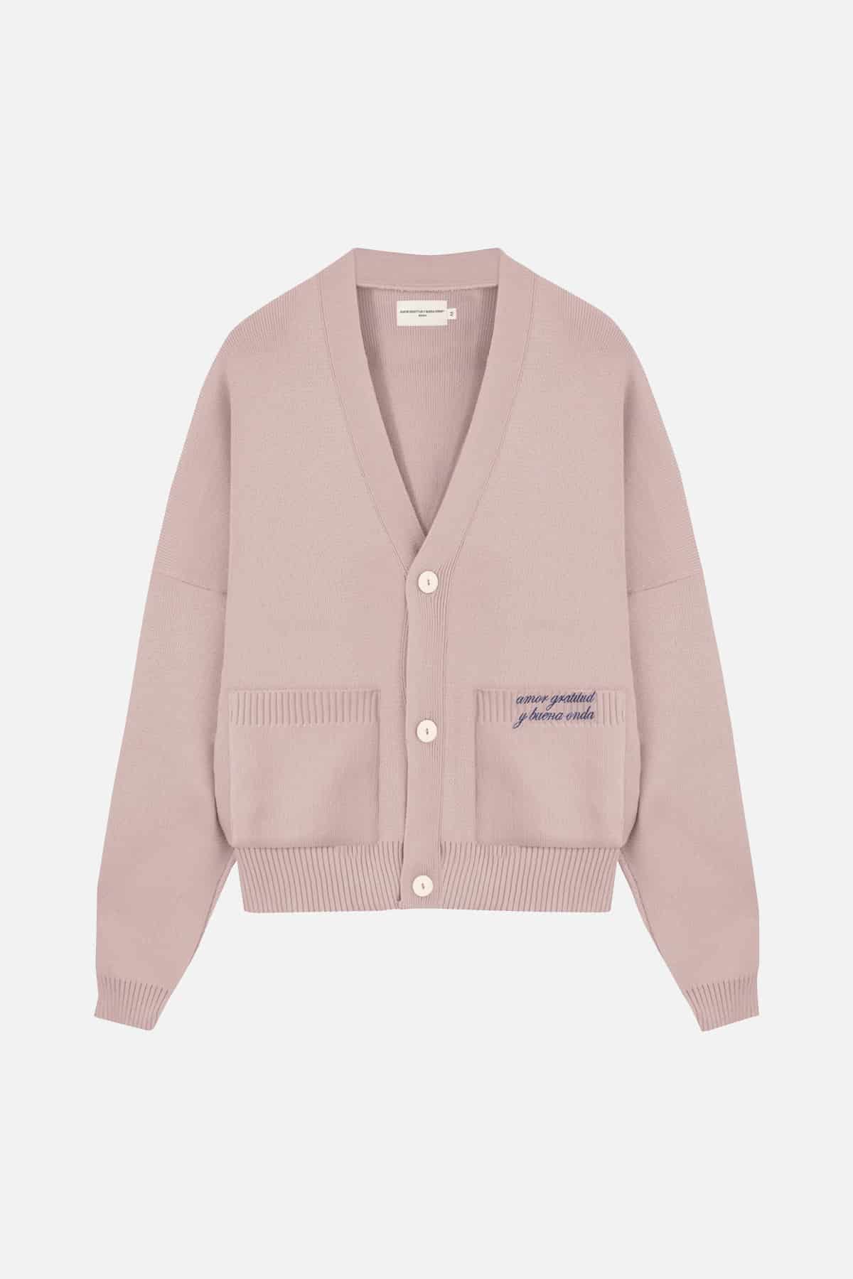 SIGNATURE CARDIGAN PALO ROSA - miniatura 1