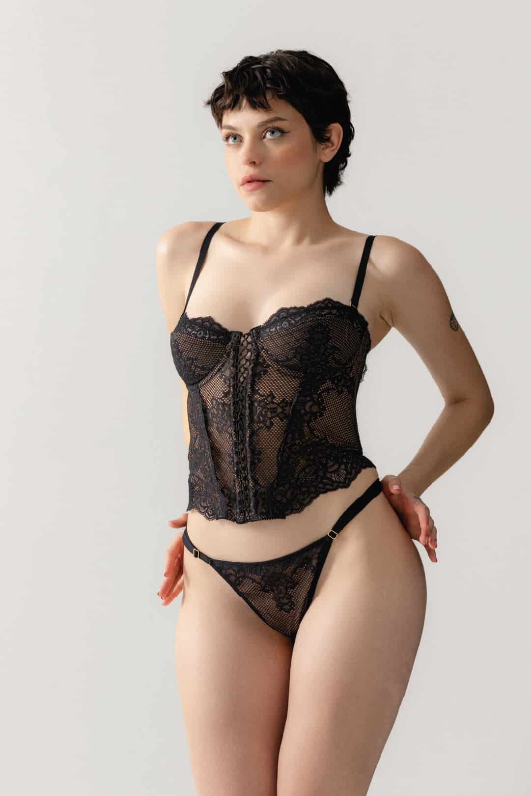 PANTY HILO HERMES NEGRO - miniatura 2